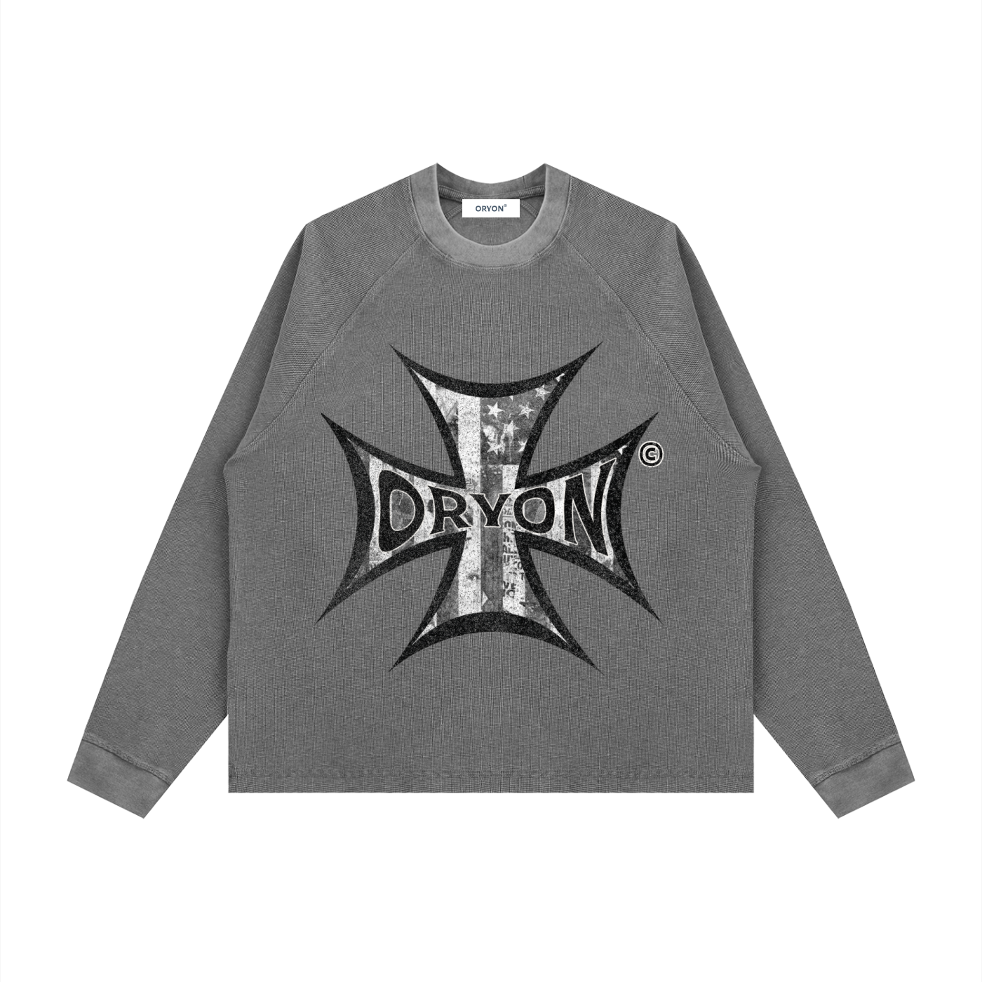 USA Cross Waffle Longsleeve