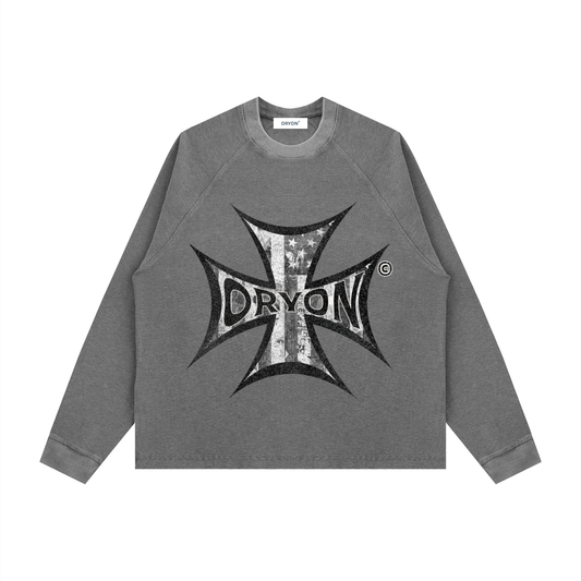 USA Cross Waffle Longsleeve