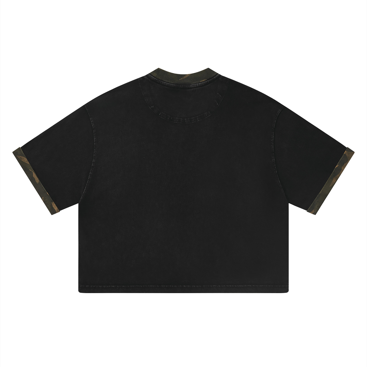 Basic Camo Contrast T-Shirt
