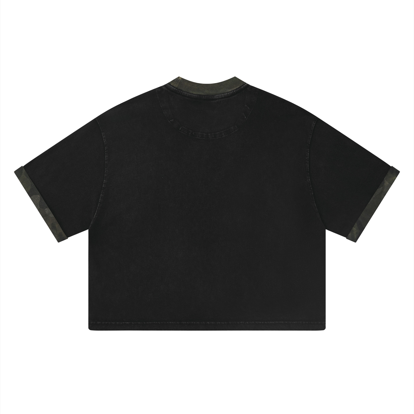 Basic Camo Contrast T-Shirt