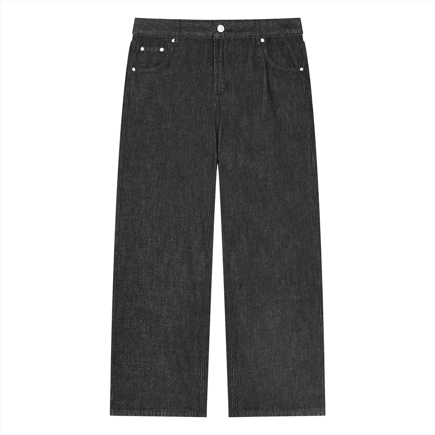 Vintage Wash Straight Leg Denim