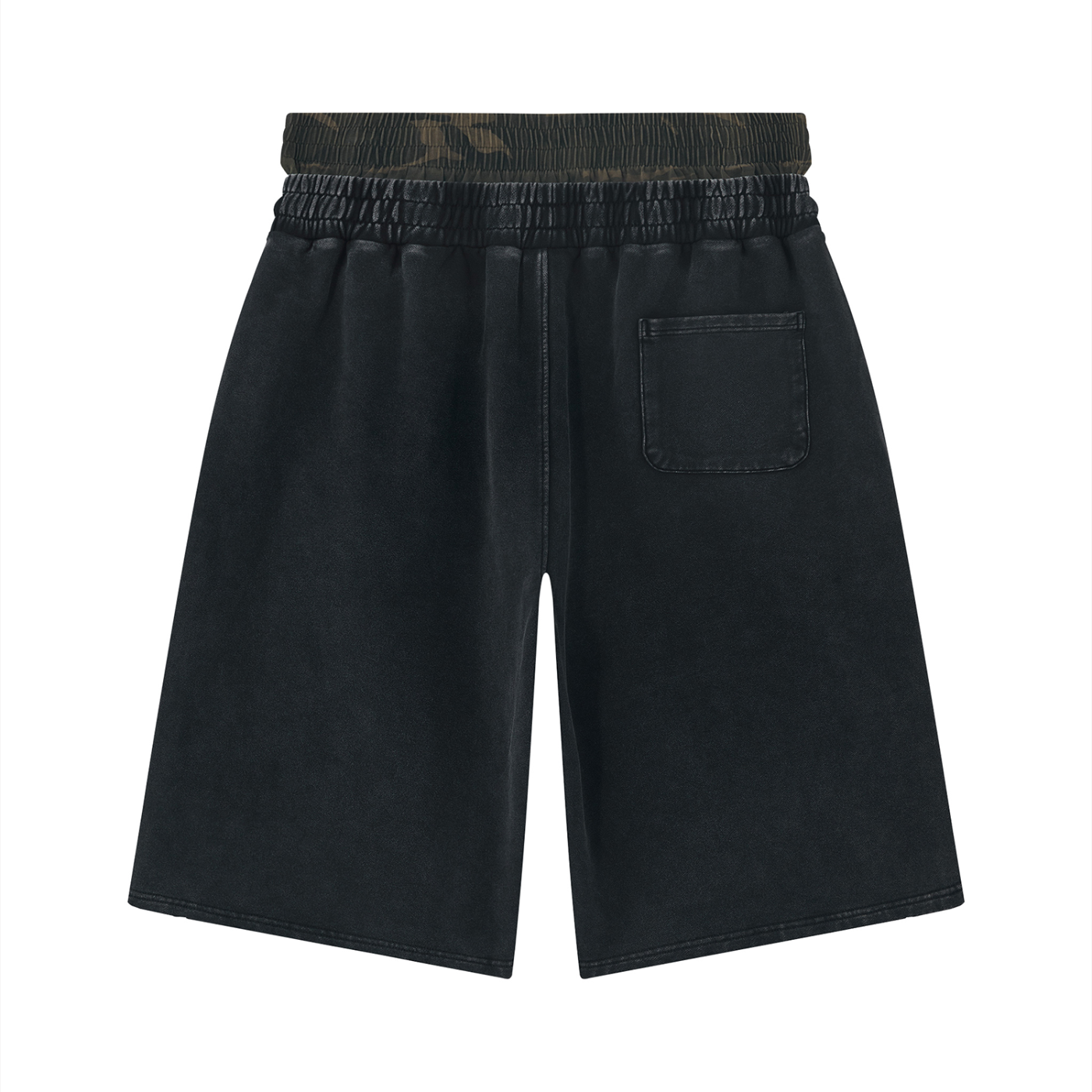 Vintage Wash Wide Leg Shorts
