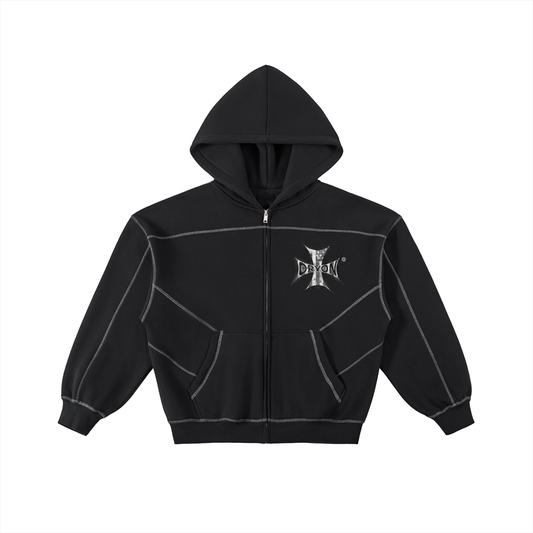 USA Iron Cross Zip-Hoodie