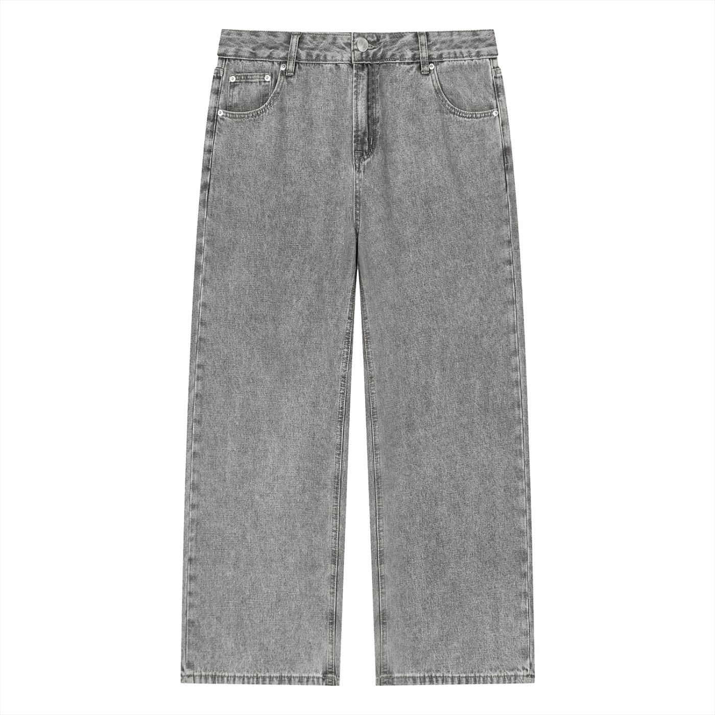 Vintage Wash Straight Leg Denim