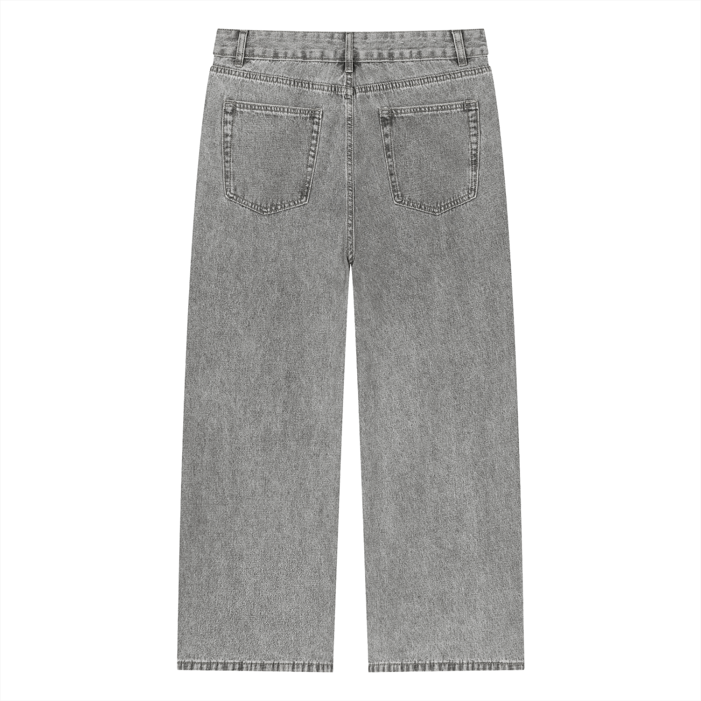 Vintage Wash Straight Leg Denim