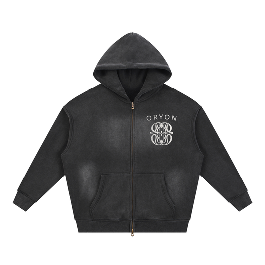 Mandala Zip Hoodie
