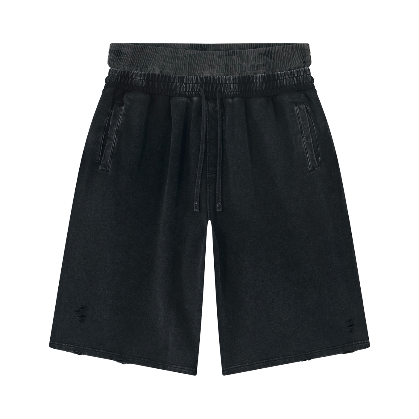 Vintage Wash Wide Leg Shorts