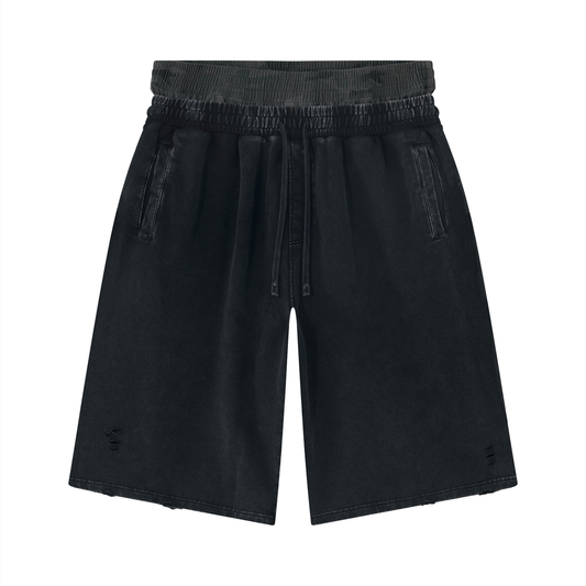 Vintage Wash Wide Leg Shorts