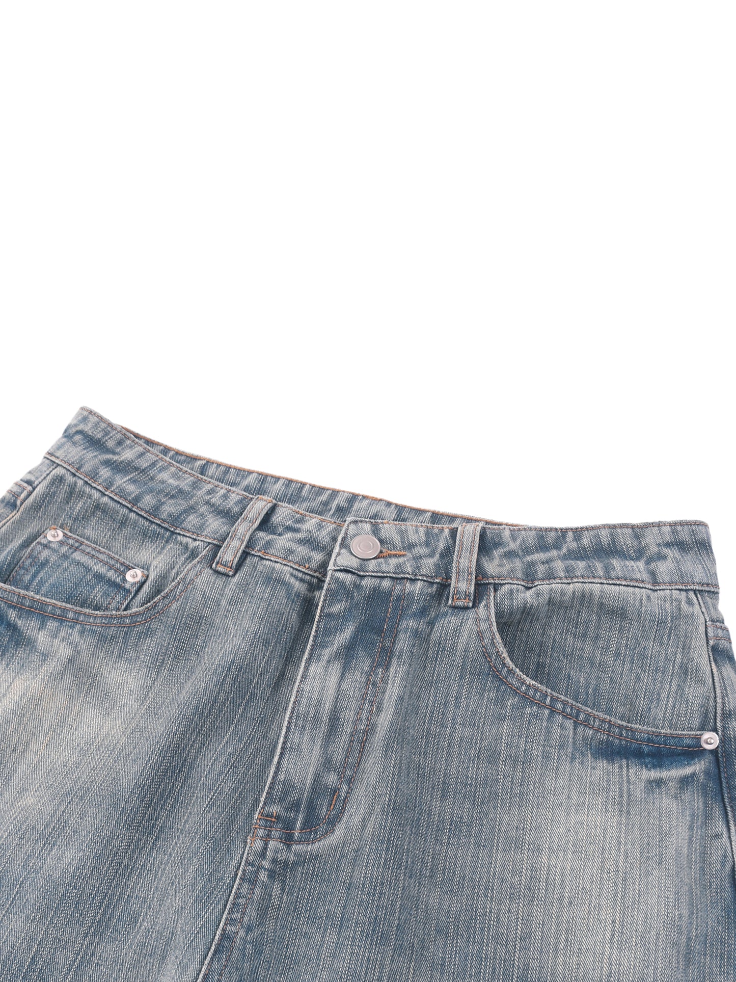 Distressed Heavyweight Denim