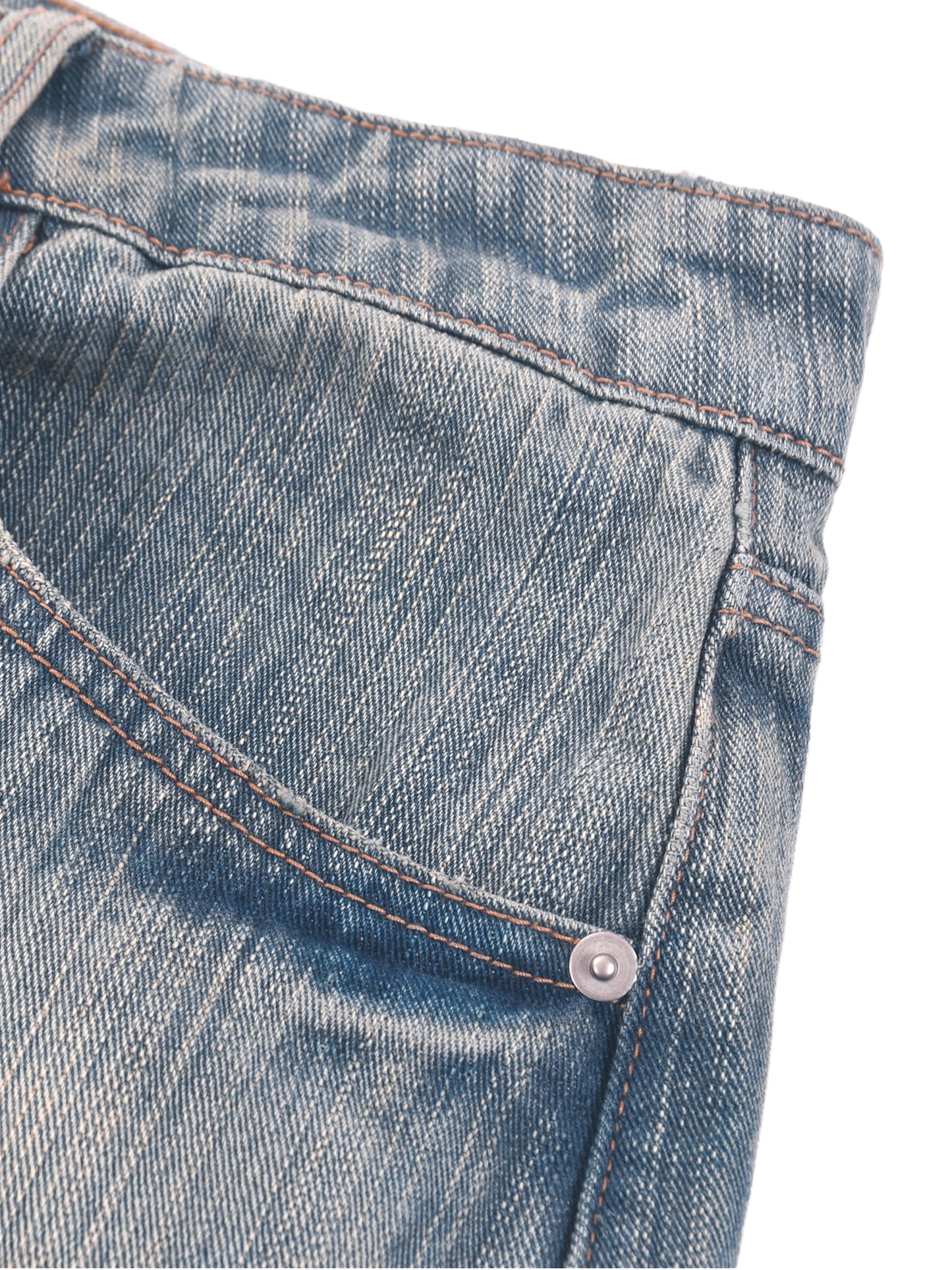 Distressed Heavyweight Denim