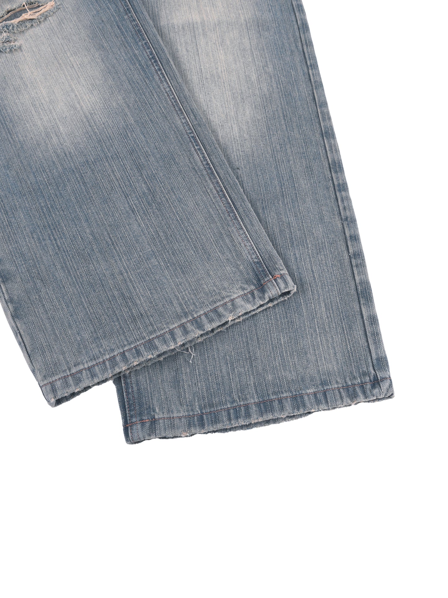 Distressed Heavyweight Denim